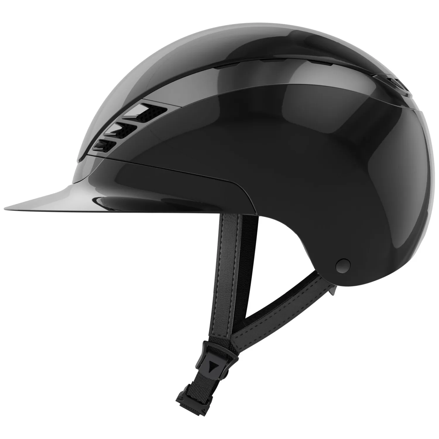 ABUS PIKEUR Reithelme<Reithelm AirLuxe Chrome Long Vizor