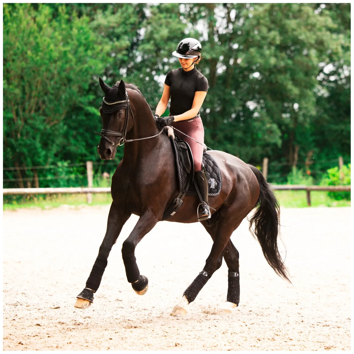 ABUS PIKEUR Reithelme<Reithelm AirLuxe Chrome Long Vizor