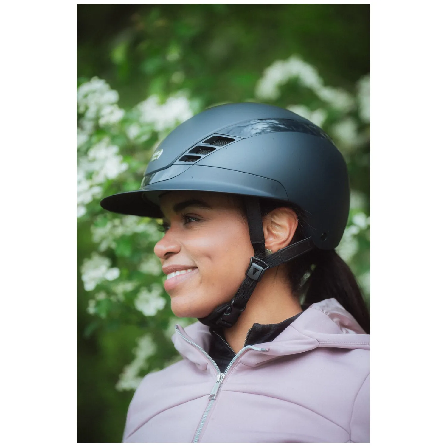 ABUS PIKEUR Reithelme<Reithelm AirLuxe Pure Long Visor