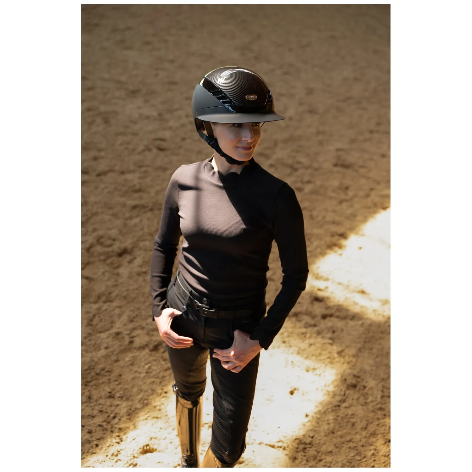 Loesdau Reithelme<ABUS PIKEUR Reithelm AirLuxe Pure Carbonstyle