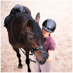 ABUS PIKEUR Reithelme<Reithelm AirLuxe Pure Short Visor