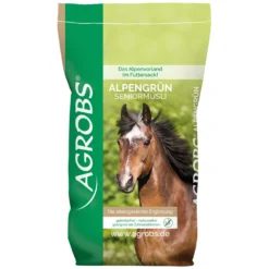 Loesdau Kraftfutter<AGROBS Alpengrün Seniormüsli