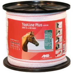 Loesdau Elektrobänder & -Seile<AKO Elektroband TopLine Plus 40 mm