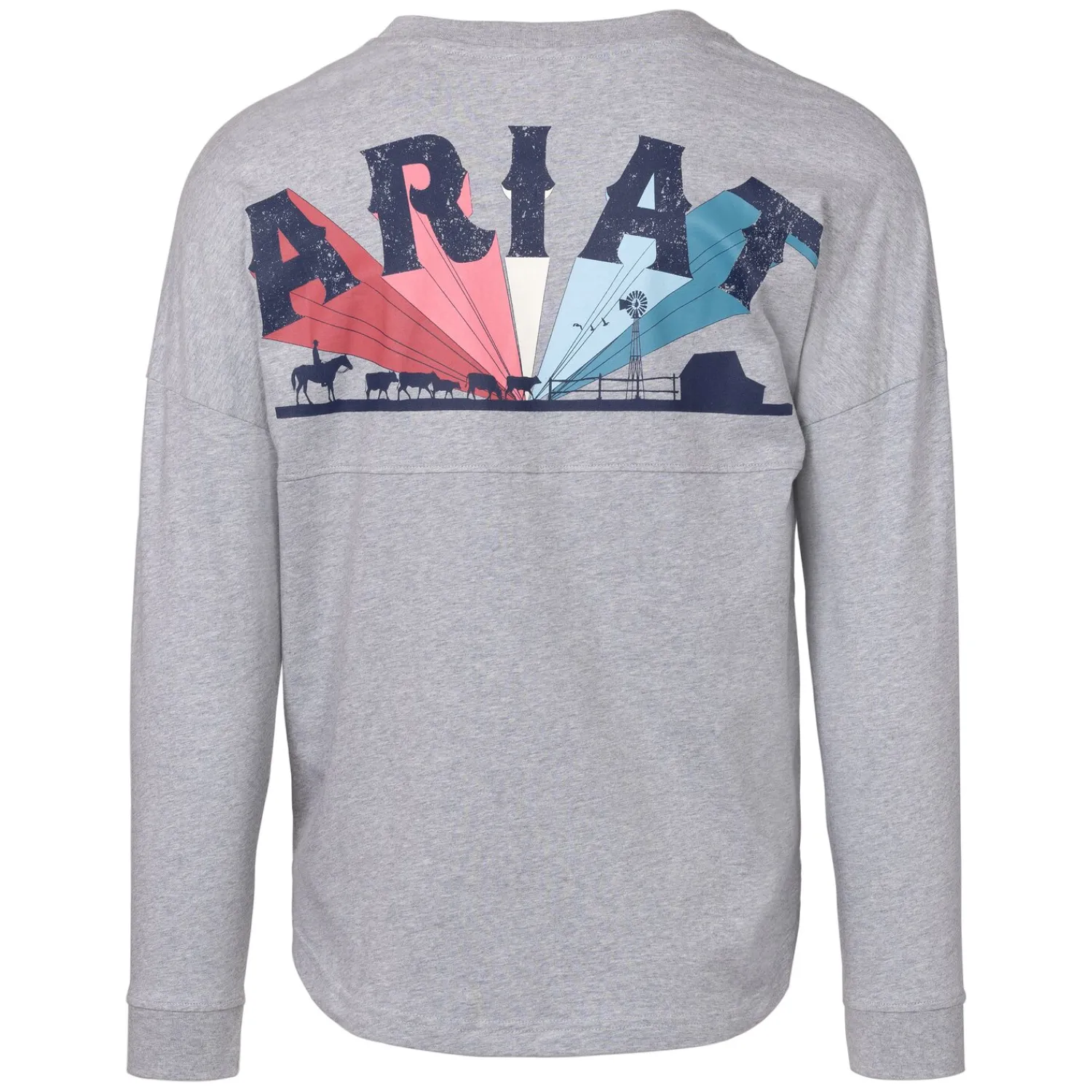 Damen Loesdau Pullover & Hoodies<ARIAT Longshirt Fun Farm Oversize Tee