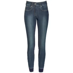 Damen ARIAT Reithosen<Vollbesatz-Reithose Halo Denim