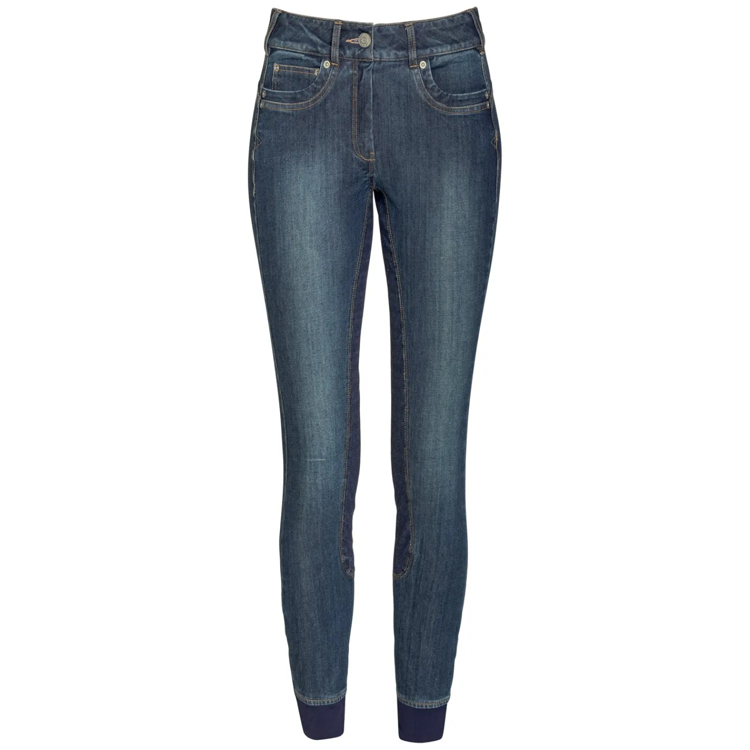 Damen ARIAT Reithosen<Vollbesatz-Reithose Halo Denim