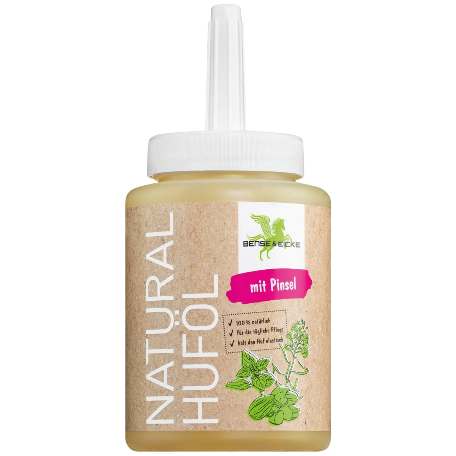 Loesdau Pferdepflege<BENSE & EICKE Natural Huföl mit Pinsel
