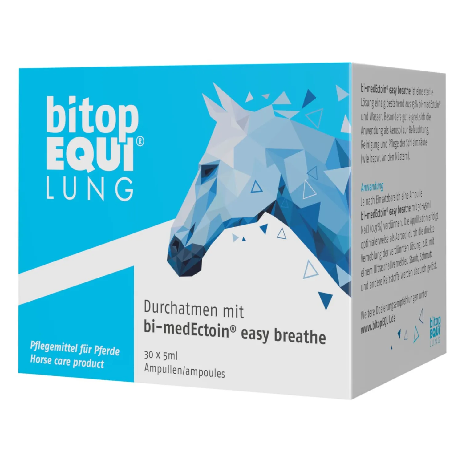 Loesdau Stallapotheke<bitopEQUI Bi-medEctoin easy breathe Ampullen