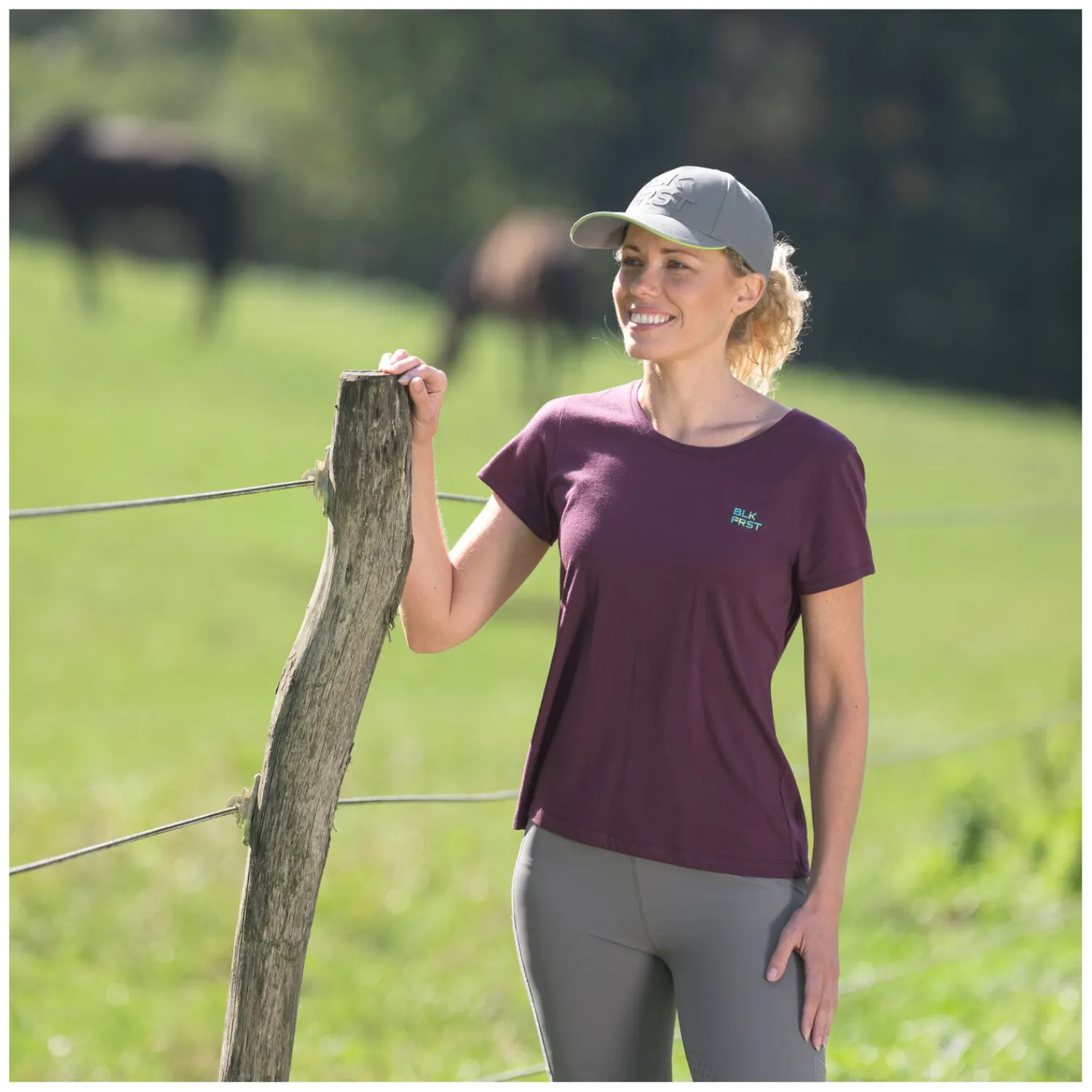 Loesdau Mützen & Schals<black forest Basecap mit Rubberprint