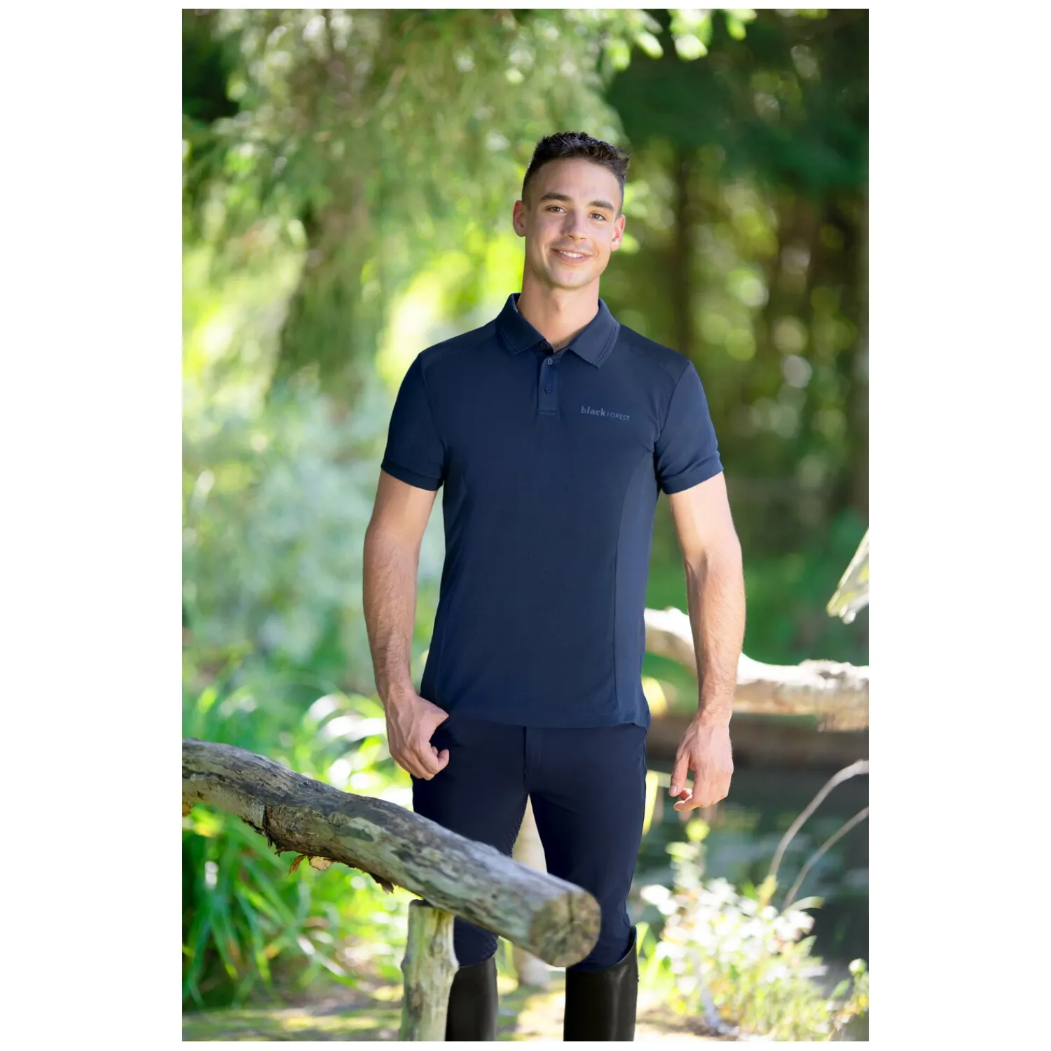 Herren black forest Polo & T-Shirts<Funktion-Polohirt mit Meh