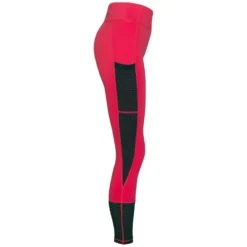 Damen black forest Reithosen<Grip-Vollbesatz-Reitleggings mit Mesh