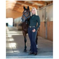 Damen black forest Reithosen<Jeans-Jodhpur-Reithose mit Grip-Vollbesatz