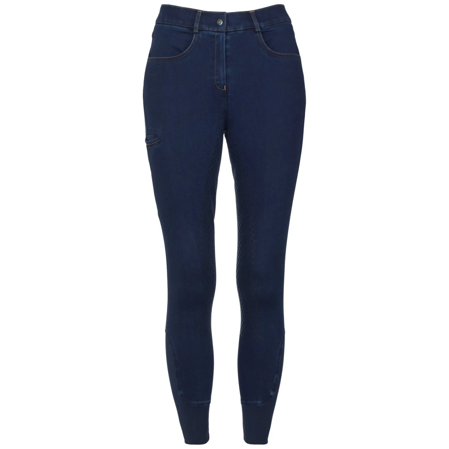 Damen black forest Reithosen<Jeans-Reithose mit Grip-Vollbesatz