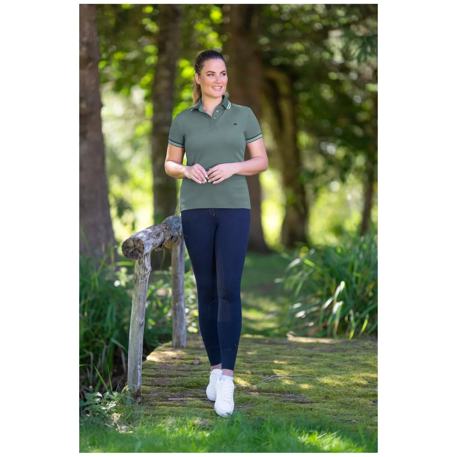Damen black forest Reithosen<Jeans-Reithose mit Grip-Vollbesatz