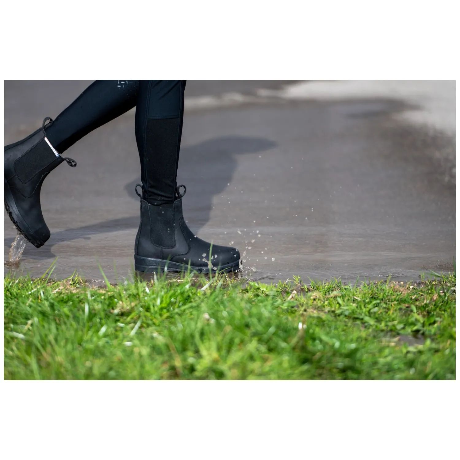 black forest Reitstiefeletten|Winterreitstiefel & -Schuhe<Jodhpurstiefel mit Stahlkappe Winter