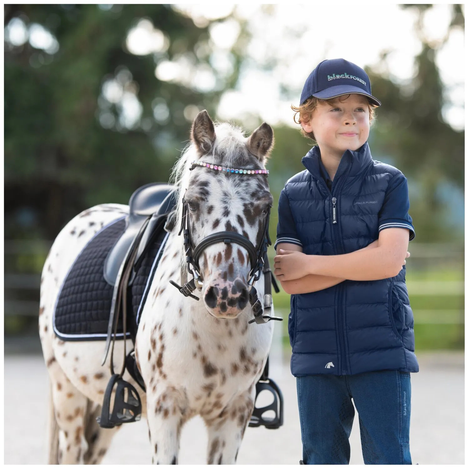 Loesdau Mützen & Schals<black forest kids Basecap mit Logoprint