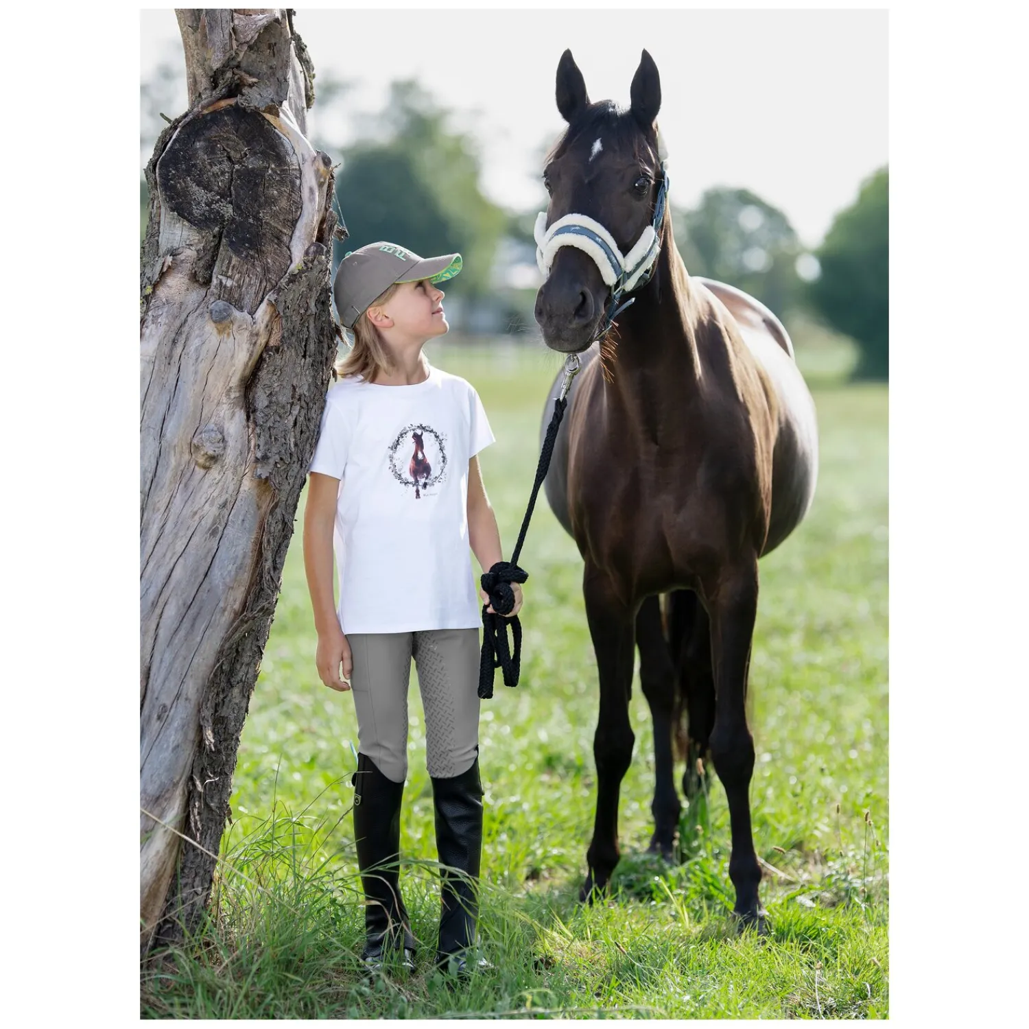 Loesdau Mützen & Schals<black forest kids Basecap mit Rubberlogo