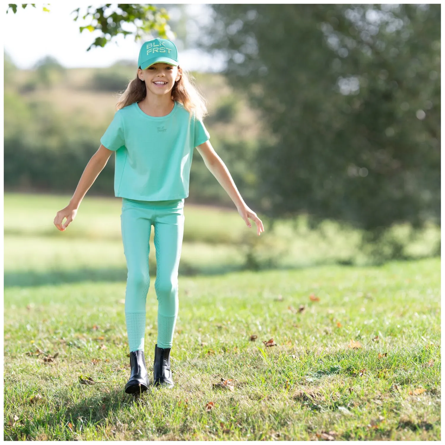 Kinder black forest kids Reithosen<Grip-Vollbesatz-Reitleggings