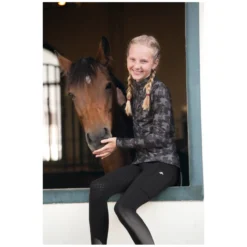 Kinder black forest Turnierbekleidung|Reithosen<kids Grip-Vollbesatz-Reitleggings
