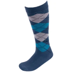 black forest Reitsocken<Kniestrümpfe mit Karomuster