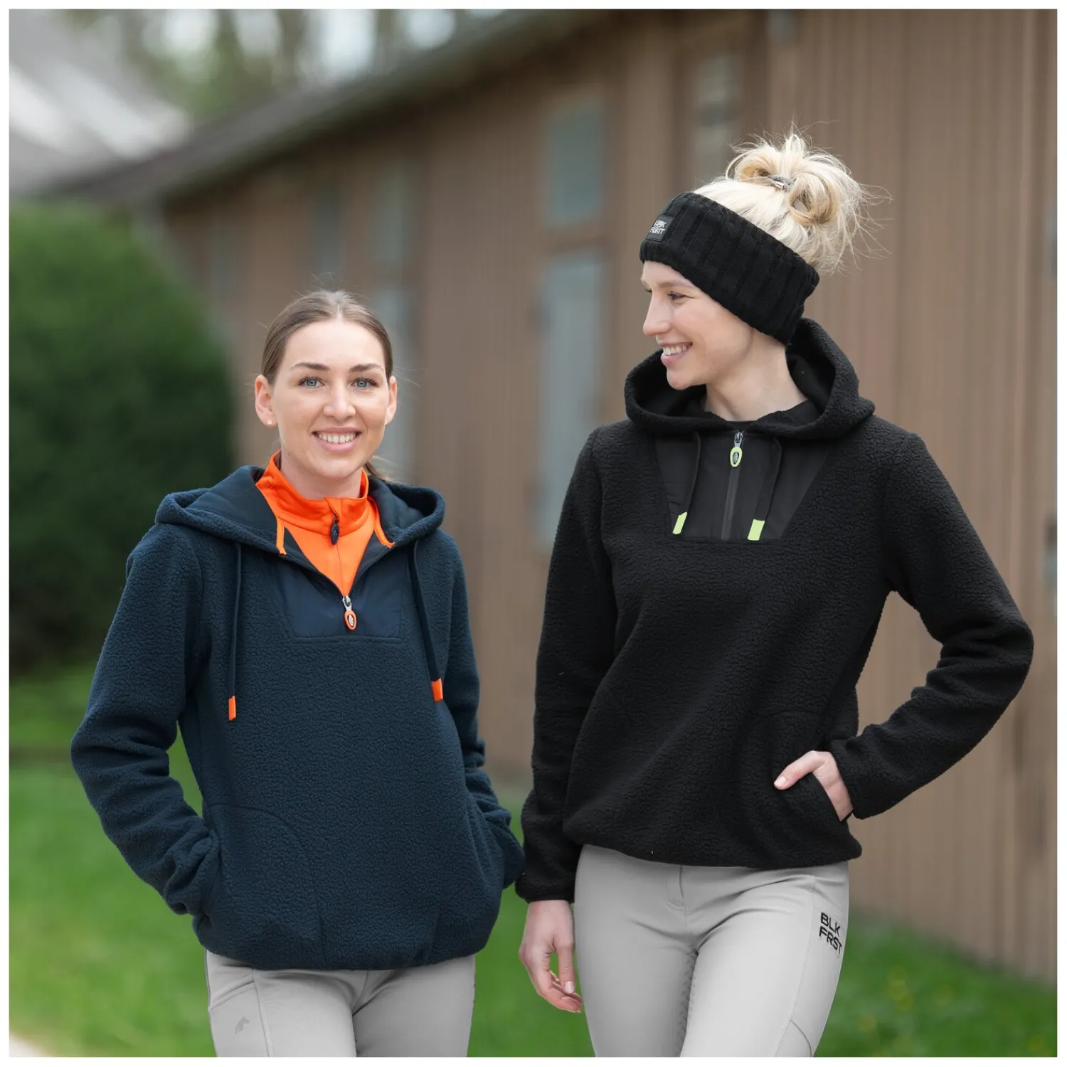 Damen Loesdau Pullover & Hoodies<black forest Sherpa-Fleecehoodie
