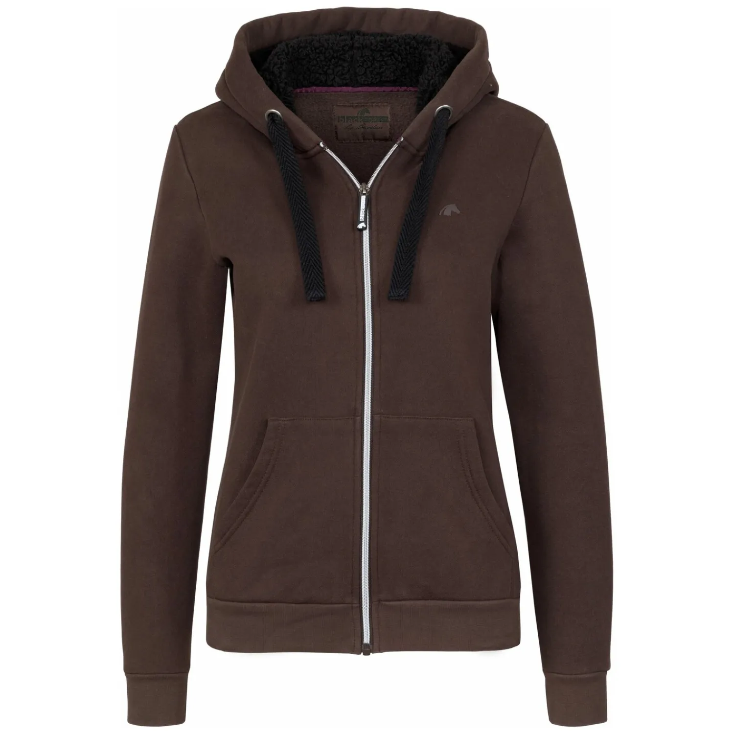 Damen Loesdau Reitjacken<black forest Sherpakapuzen-Sweatjacke