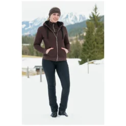 Damen Loesdau Reitjacken<black forest Sherpakapuzen-Sweatjacke