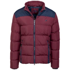Herren Loesdau Reitjacken<black forest Steppjacke mit Stehkragen