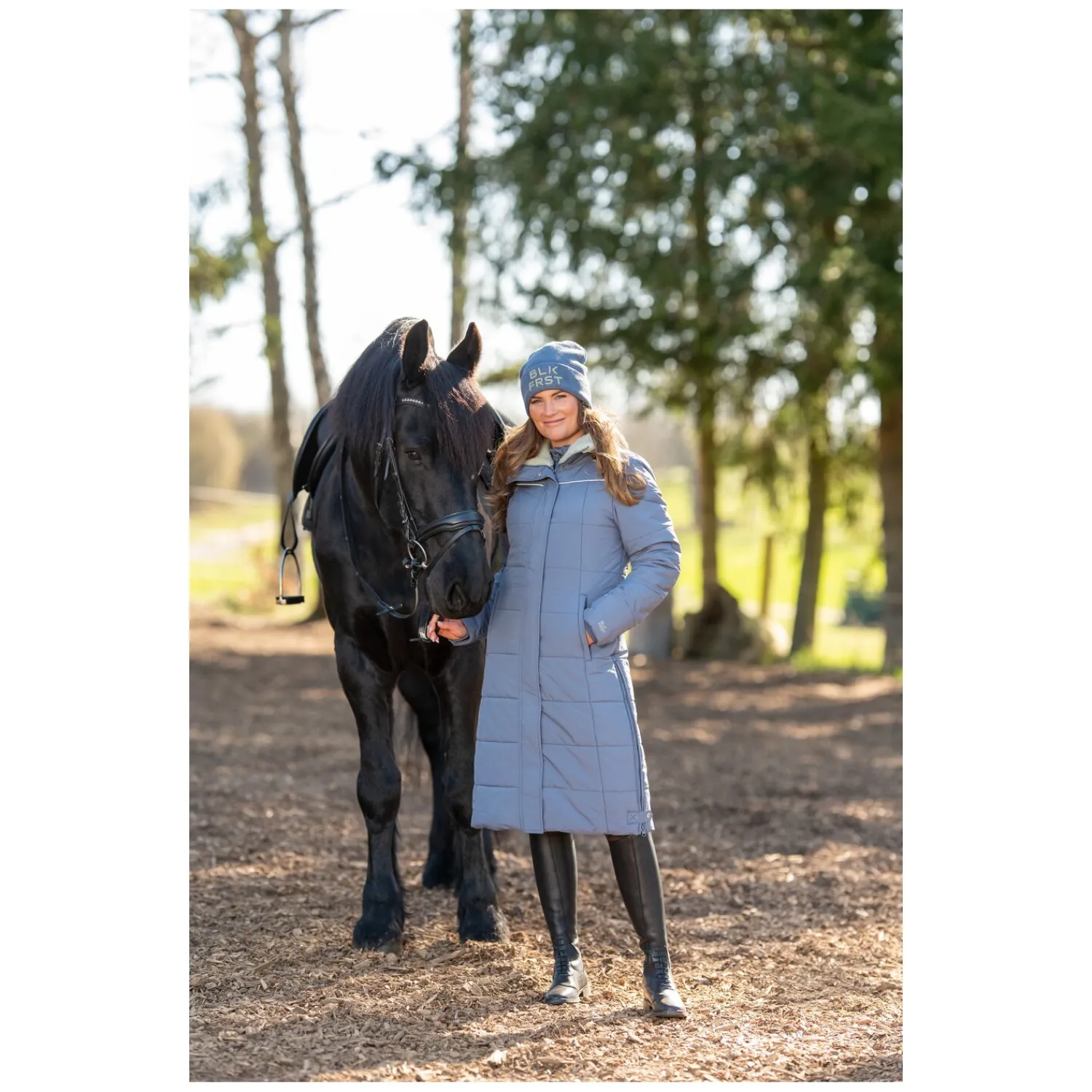 Damen Loesdau Reitmäntel<black forest Steppmantel