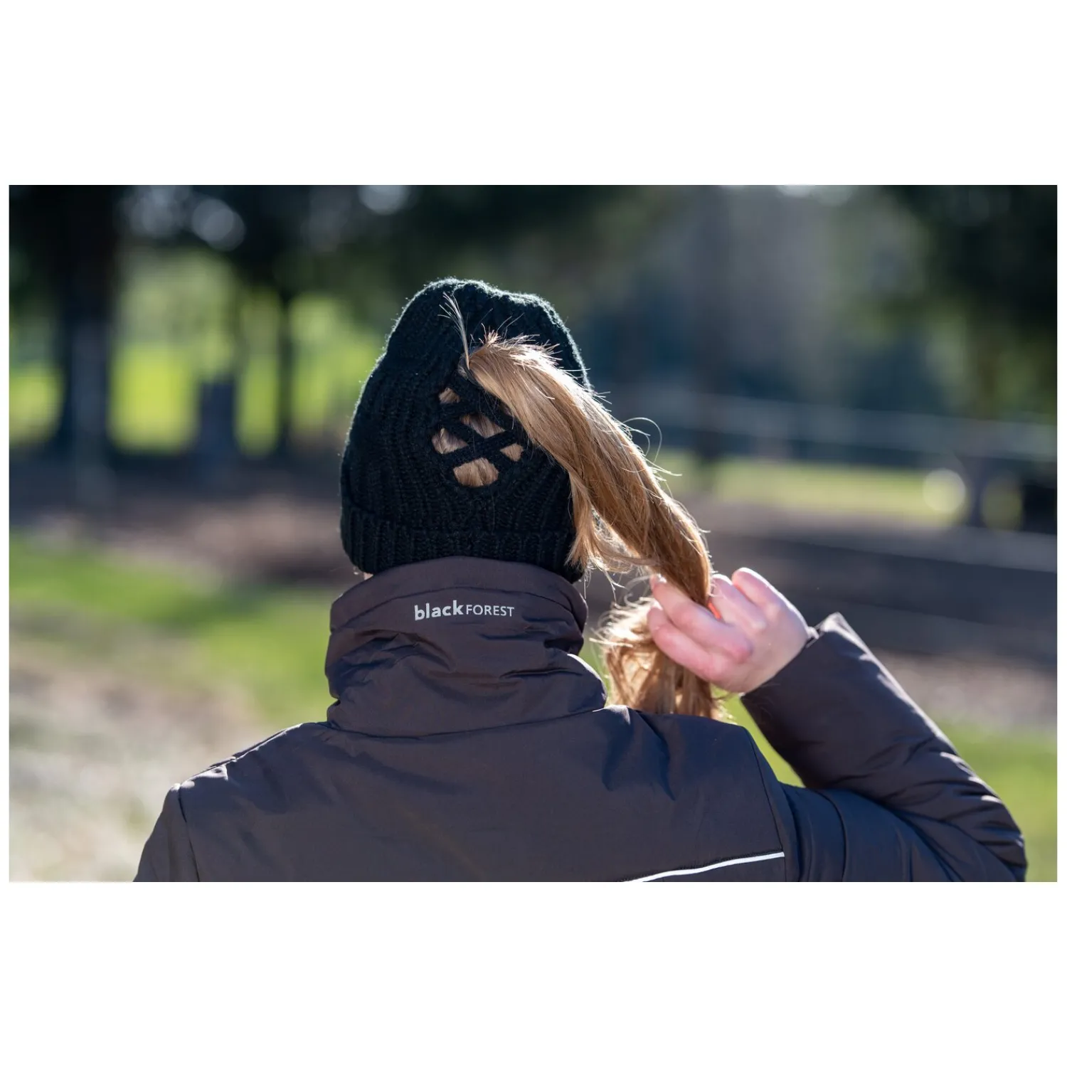 Loesdau Mützen & Schals<forest Strickmütze für Haarzopf