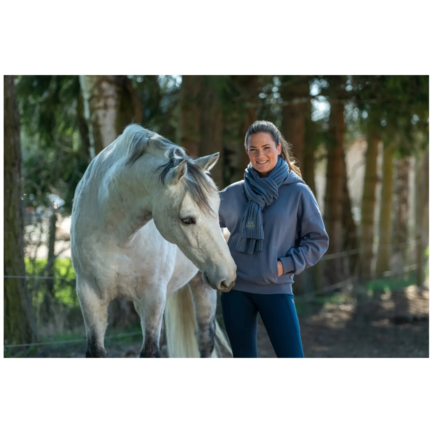 Loesdau Mützen & Schals<black forest Strickschal mit Logopatch