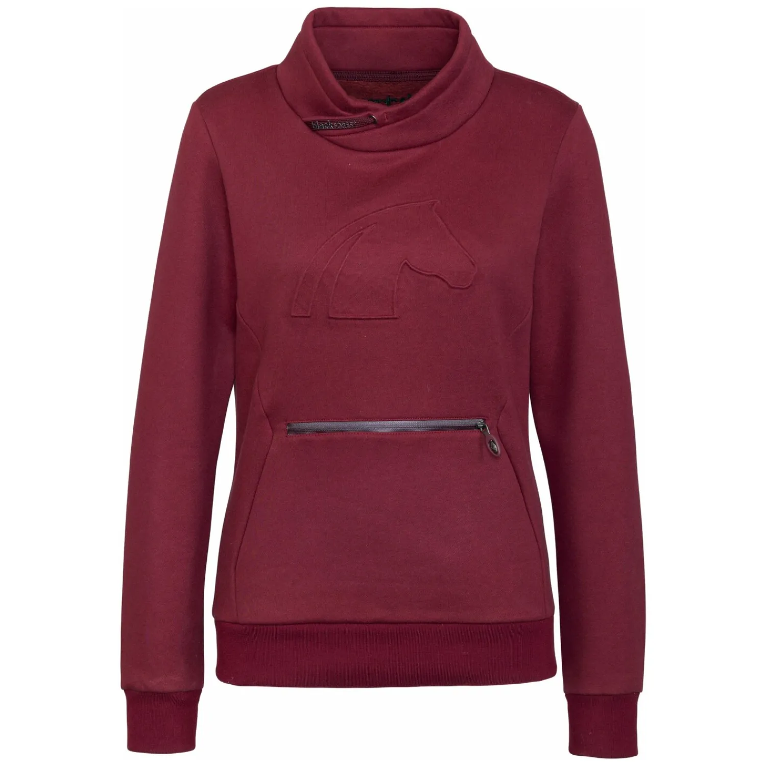 Damen Loesdau Pullover & Hoodies<black forest Sweathoodie mit Stehkragen