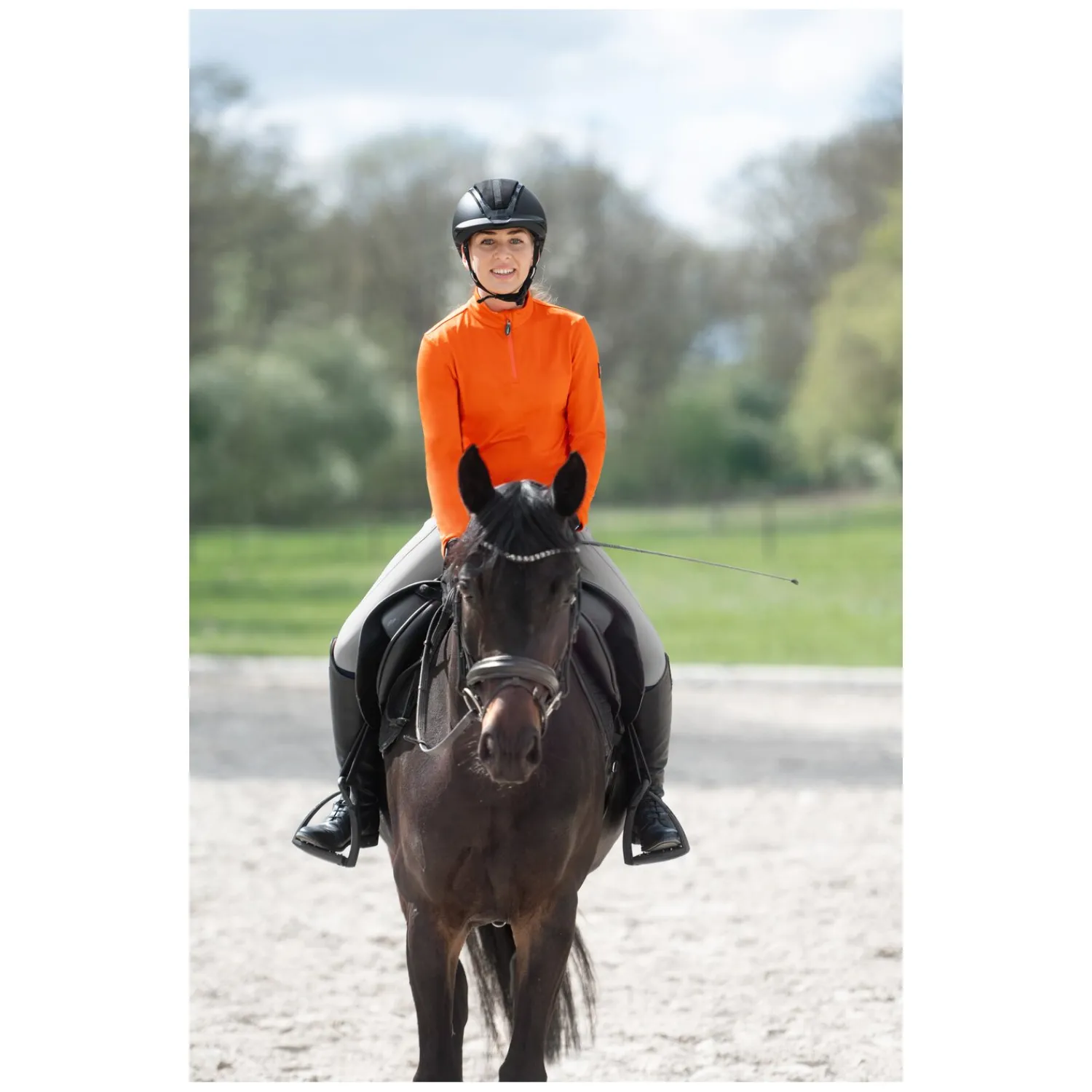 Damen black forest Reithosen<Thermoleggings mit Grip-Vollbesatz