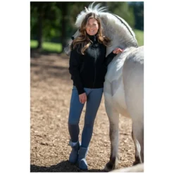 Damen black forest Reithosen<Thermo-Reitleggings Grip-Vollbesatz