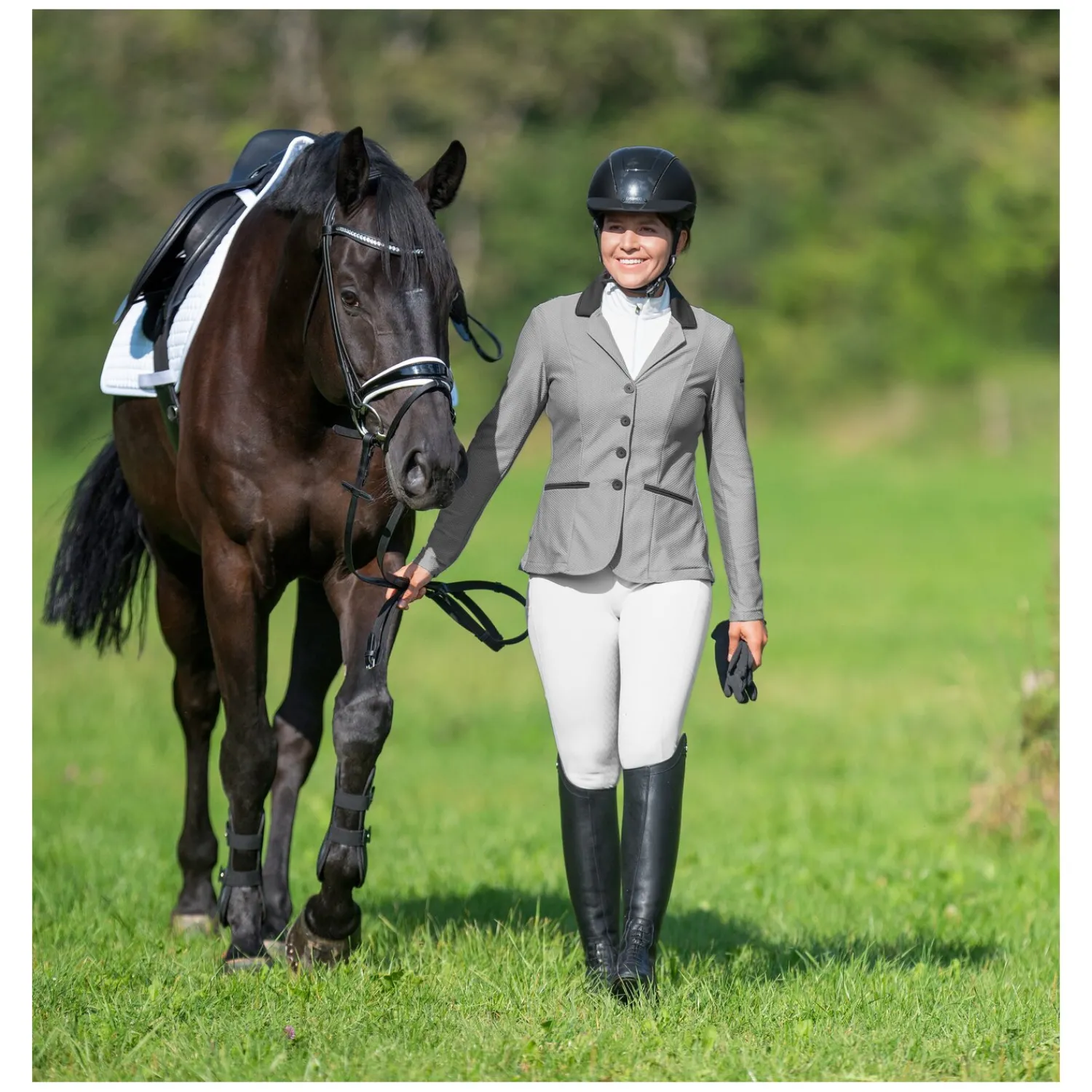 Damen black forest Turnierbekleidung<Turnierjacke Mesh