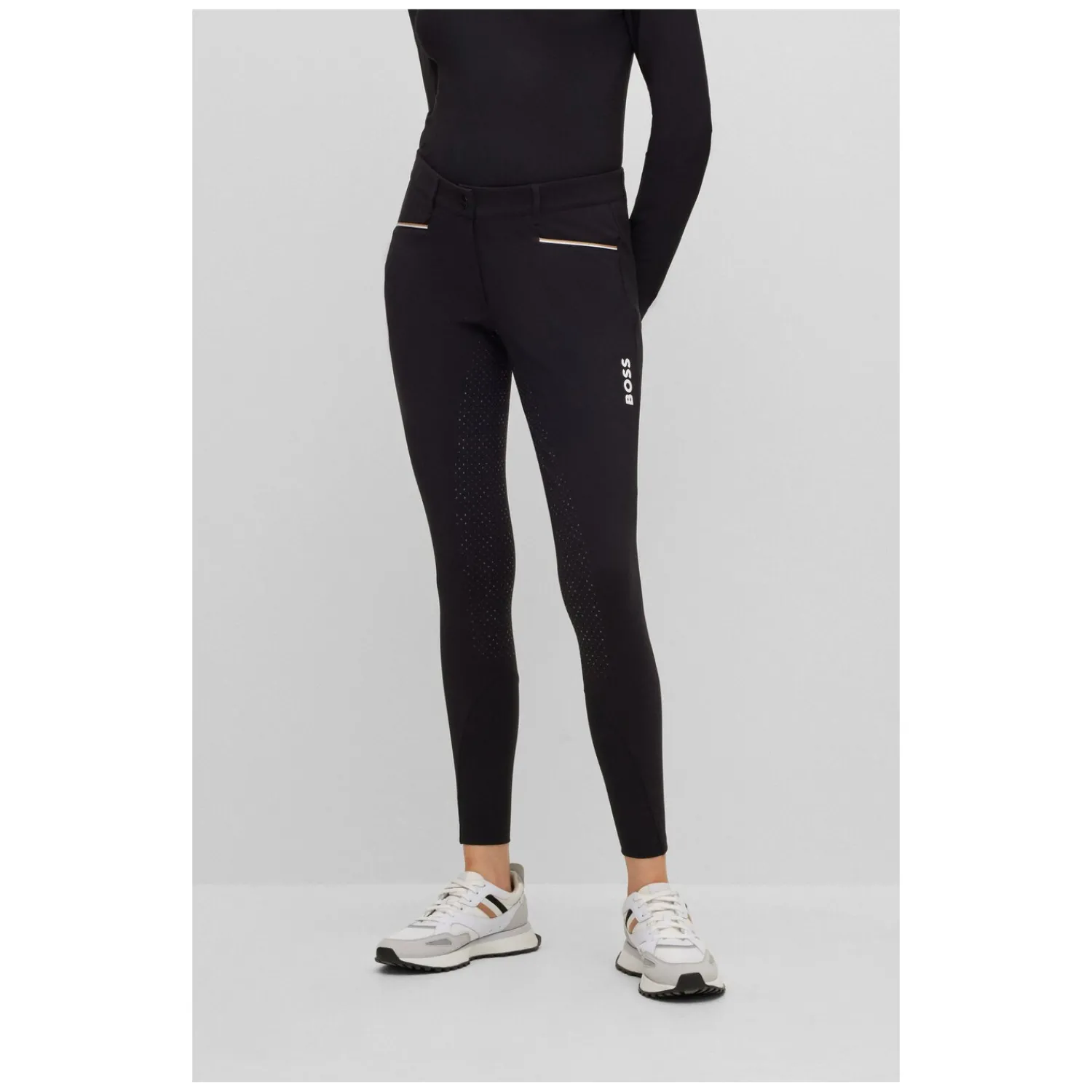 Damen BOSS EQUESTRIAN Reithosen<Grip-Vobeatz-Reithoe Heather