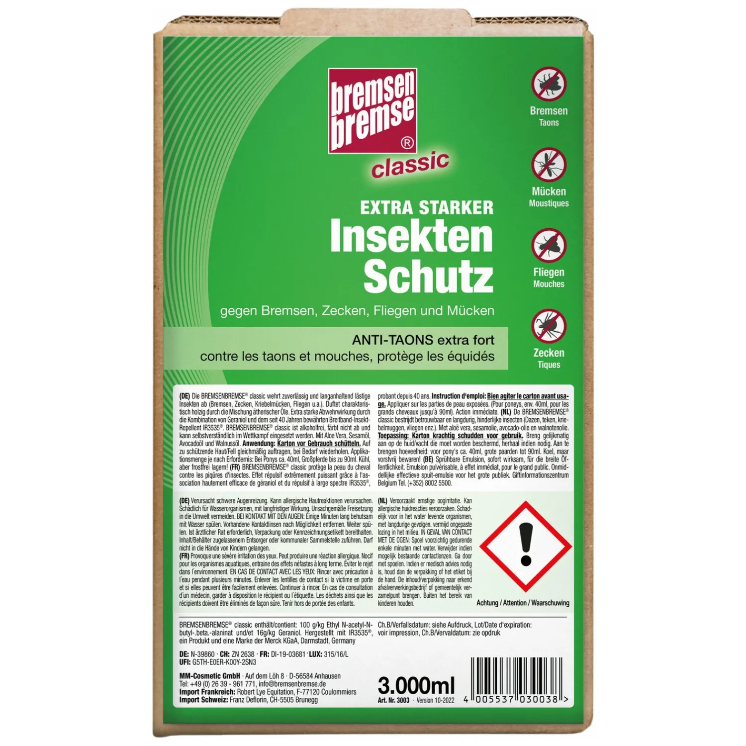 Loesdau Fliegensprays<bremsenbremse Insektenschutz Classic