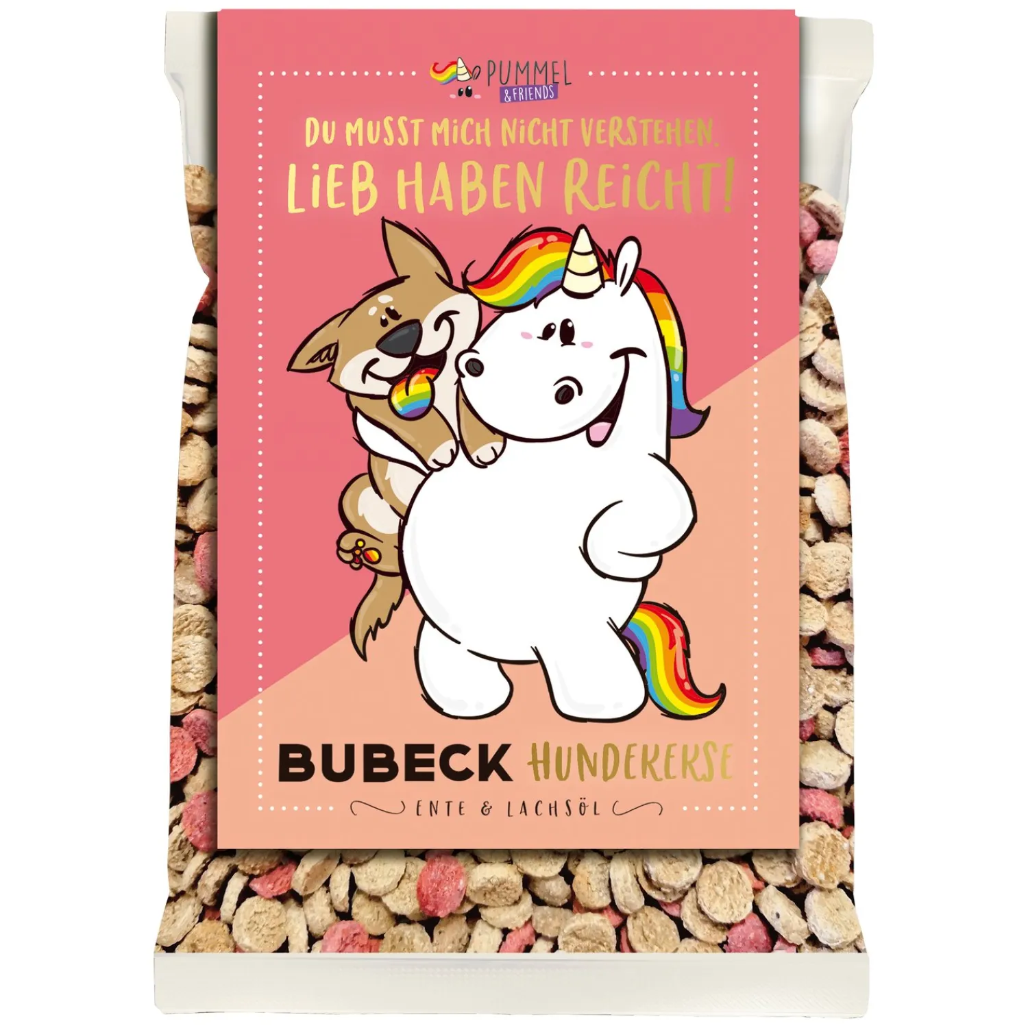 Loesdau Hundesnacks<BUBECK PUMMEL & FRIENDS Konfetti Kekse, PUMMELEINHORN