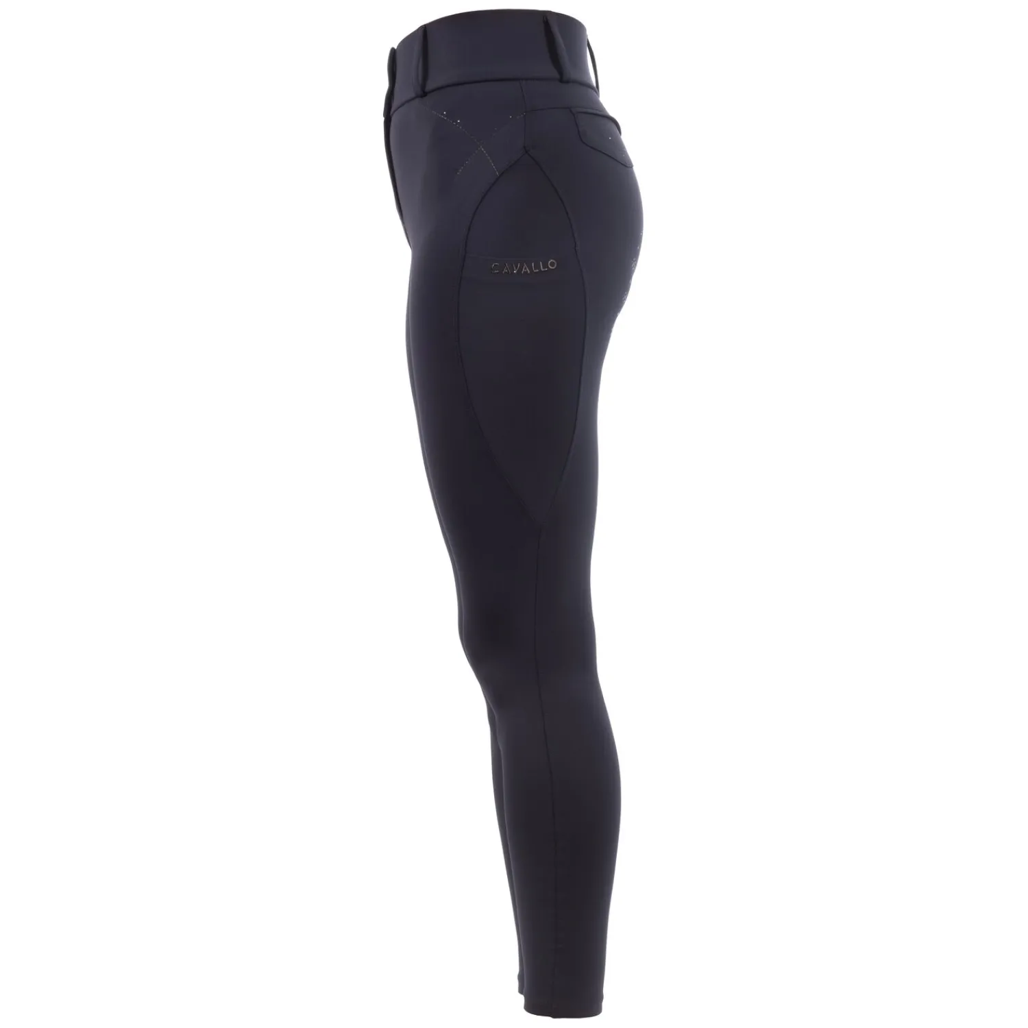 Damen Cavallo Reithosen<Gesäßeinsatz-Reithose CAVALCANDERA GRIP MOBILE
