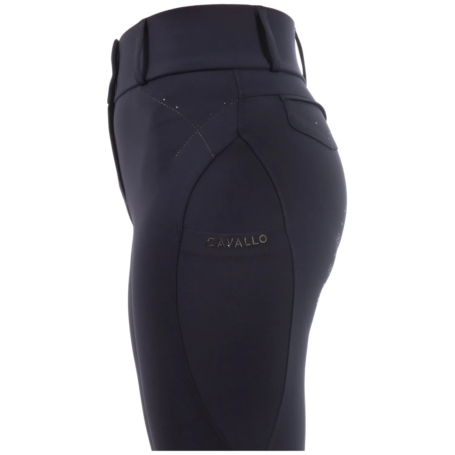 Damen Cavallo Reithosen<Gesäßeinsatz-Reithose CAVALCANDERA GRIP MOBILE