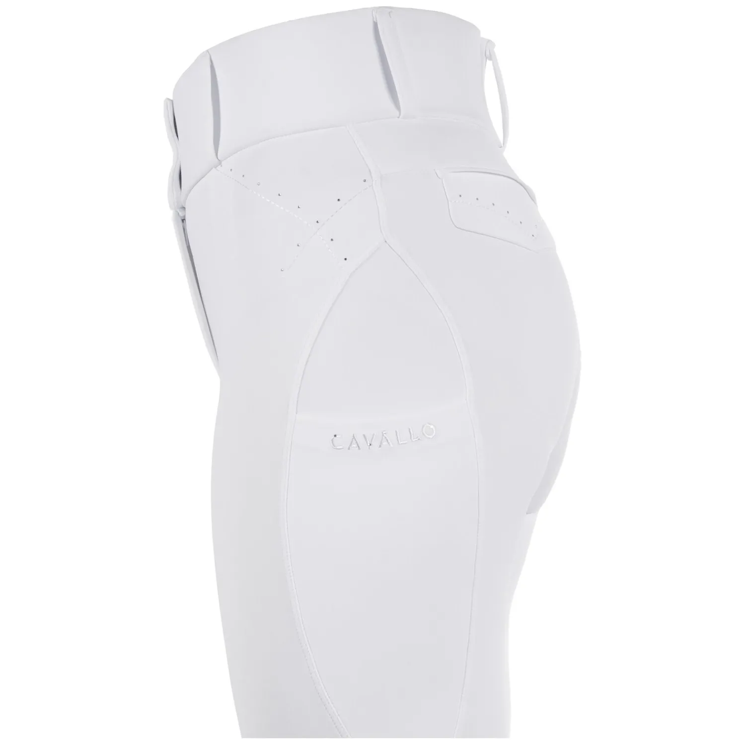 Damen Cavallo Reithosen<Gesäßeinsatz-Reithose CAVALCANDERA GRIP MOBILE