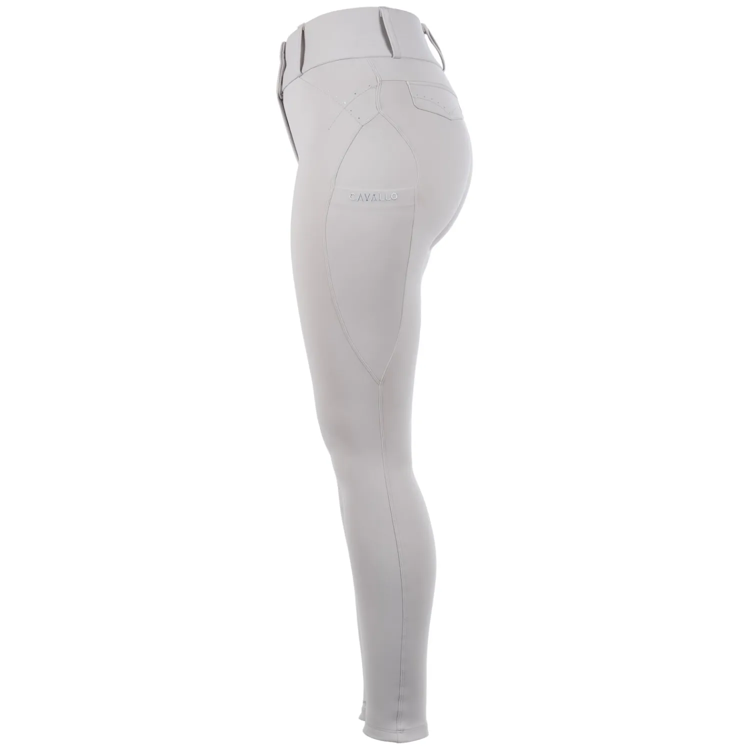 Damen Cavallo Reithosen<Gesäßeinsatz-Reithose CAVALCANDERA GRIP MOBILE