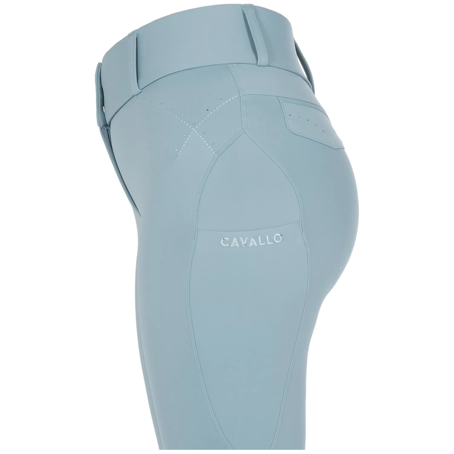 Damen Cavallo Reithosen<Gesäßeinsatz-Reithose CAVALCANDERA GRIP MOBILE