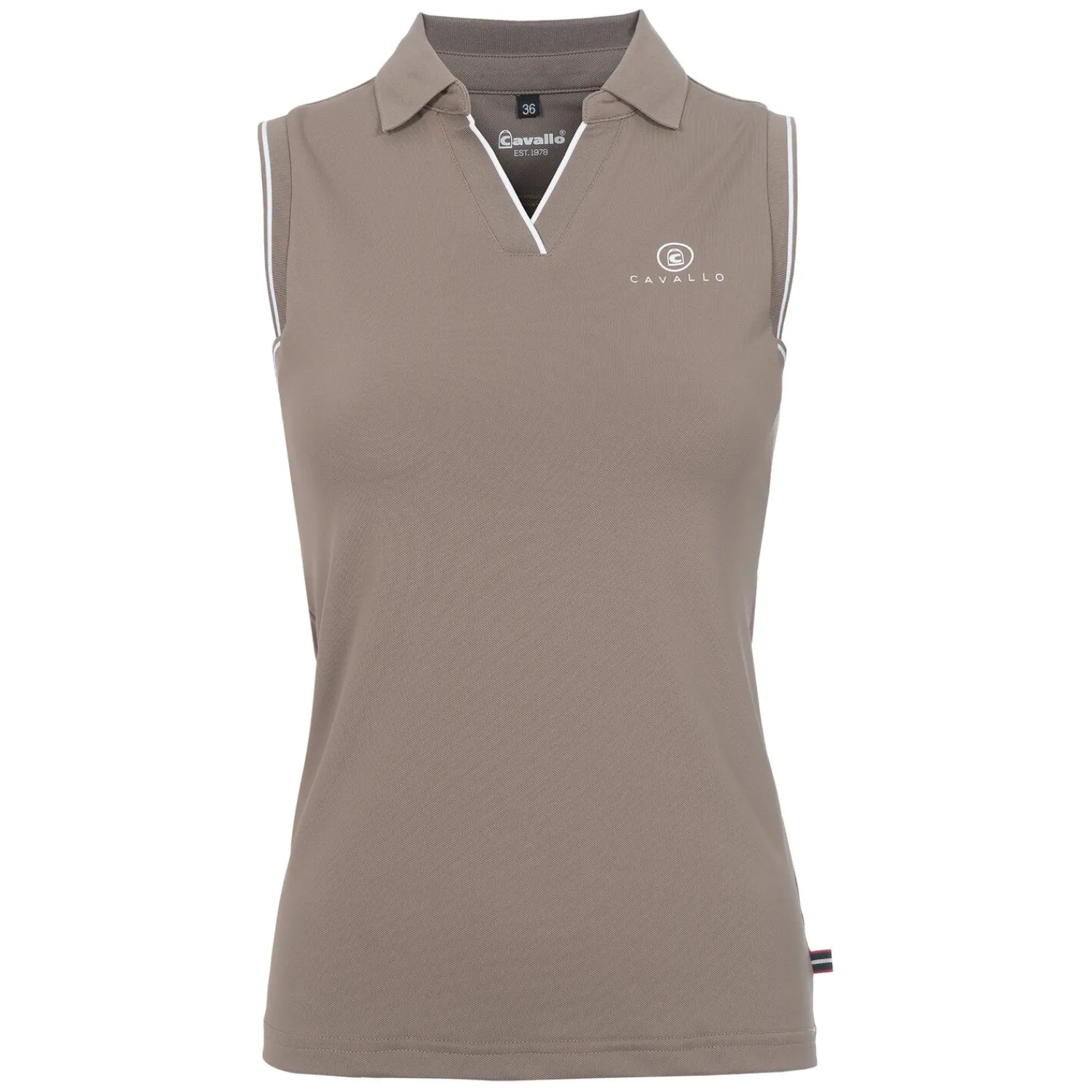 Damen Cavallo Polo & T-Shirts<Polotop V-Ausschnitt CAVALBUA