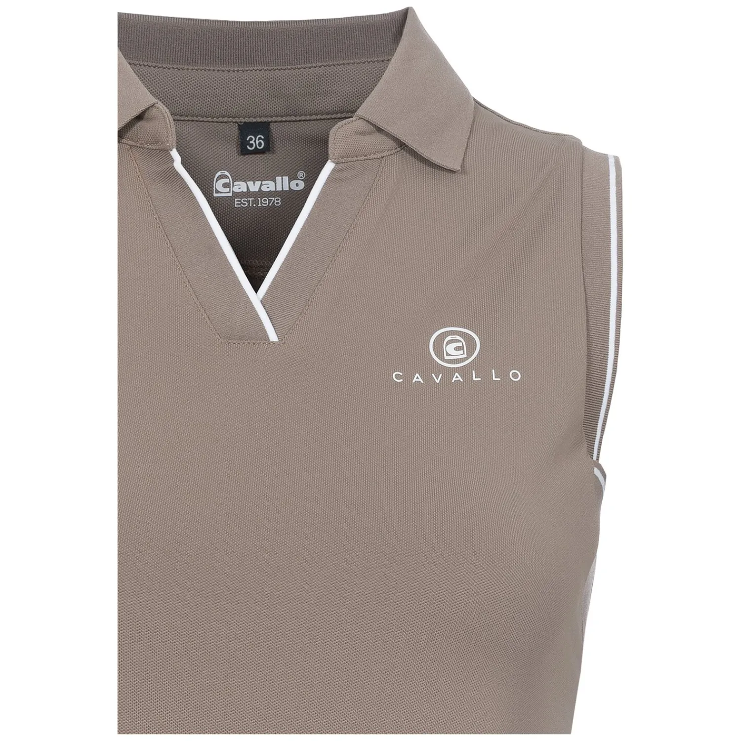 Damen Cavallo Polo & T-Shirts<Polotop V-Ausschnitt CAVALBUA