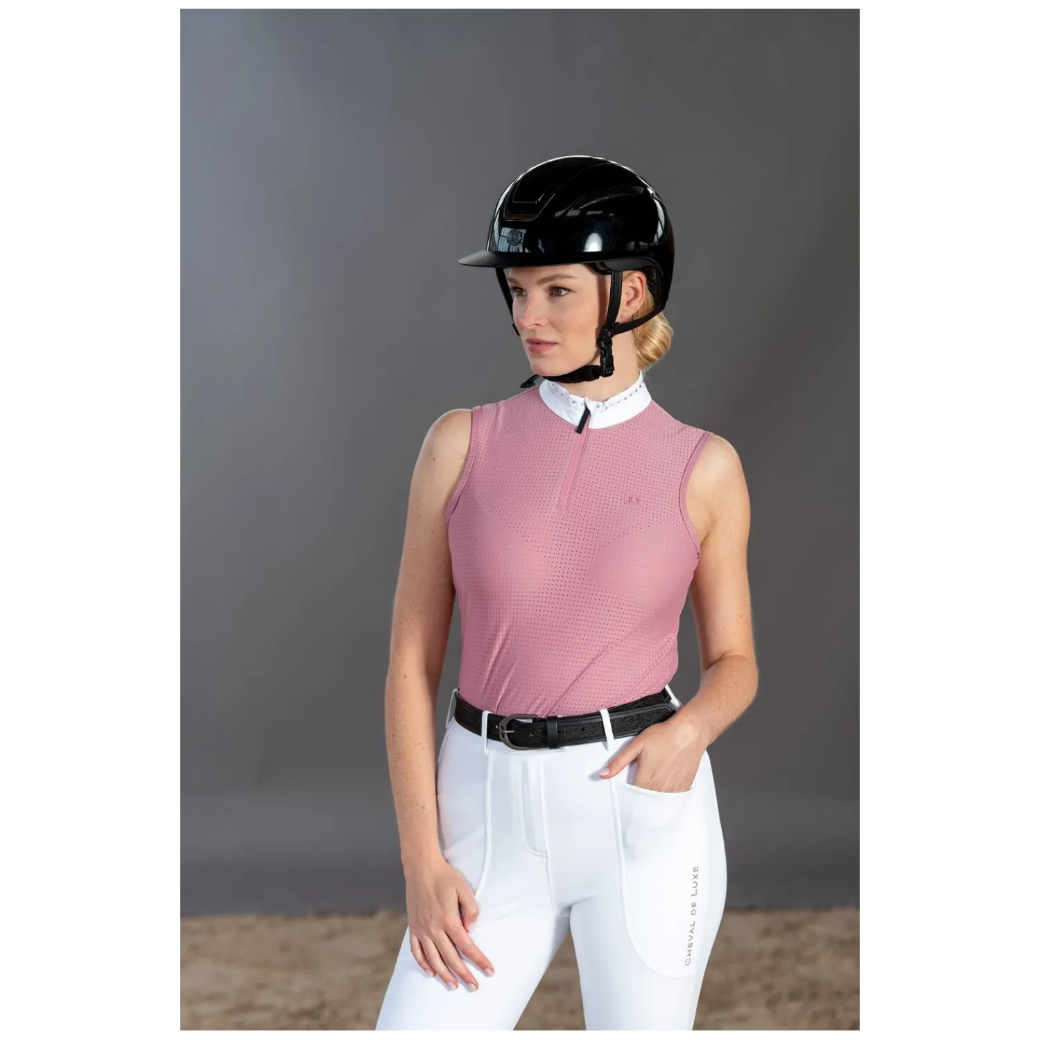 Damen Loesdau Turnierbekleidung<Cheval de Luxe Turniertop Mesh