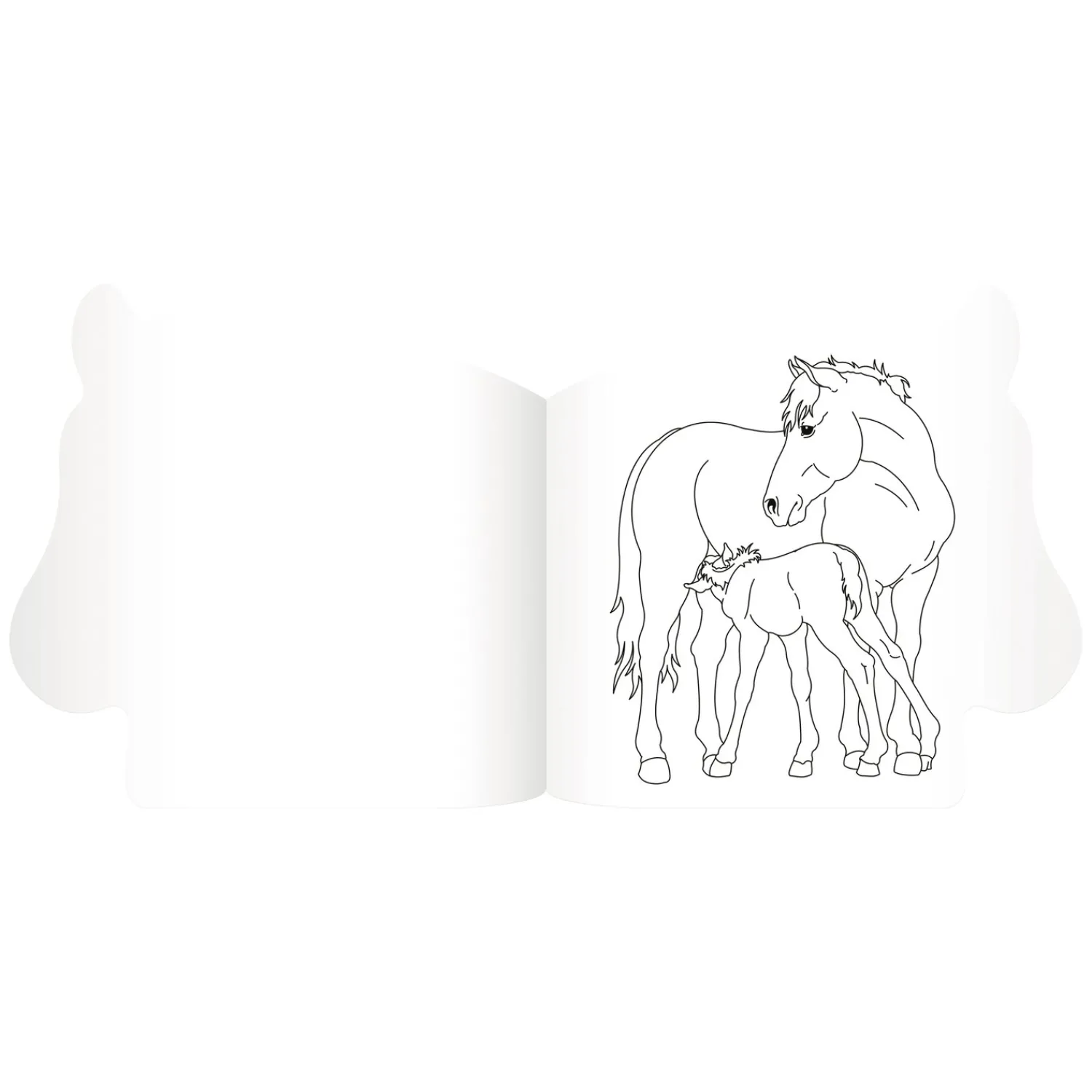 Loesdau Geschenke Für Reiter<COPPENRATH Malbuch mit Formstanzung Pferdefreunde
