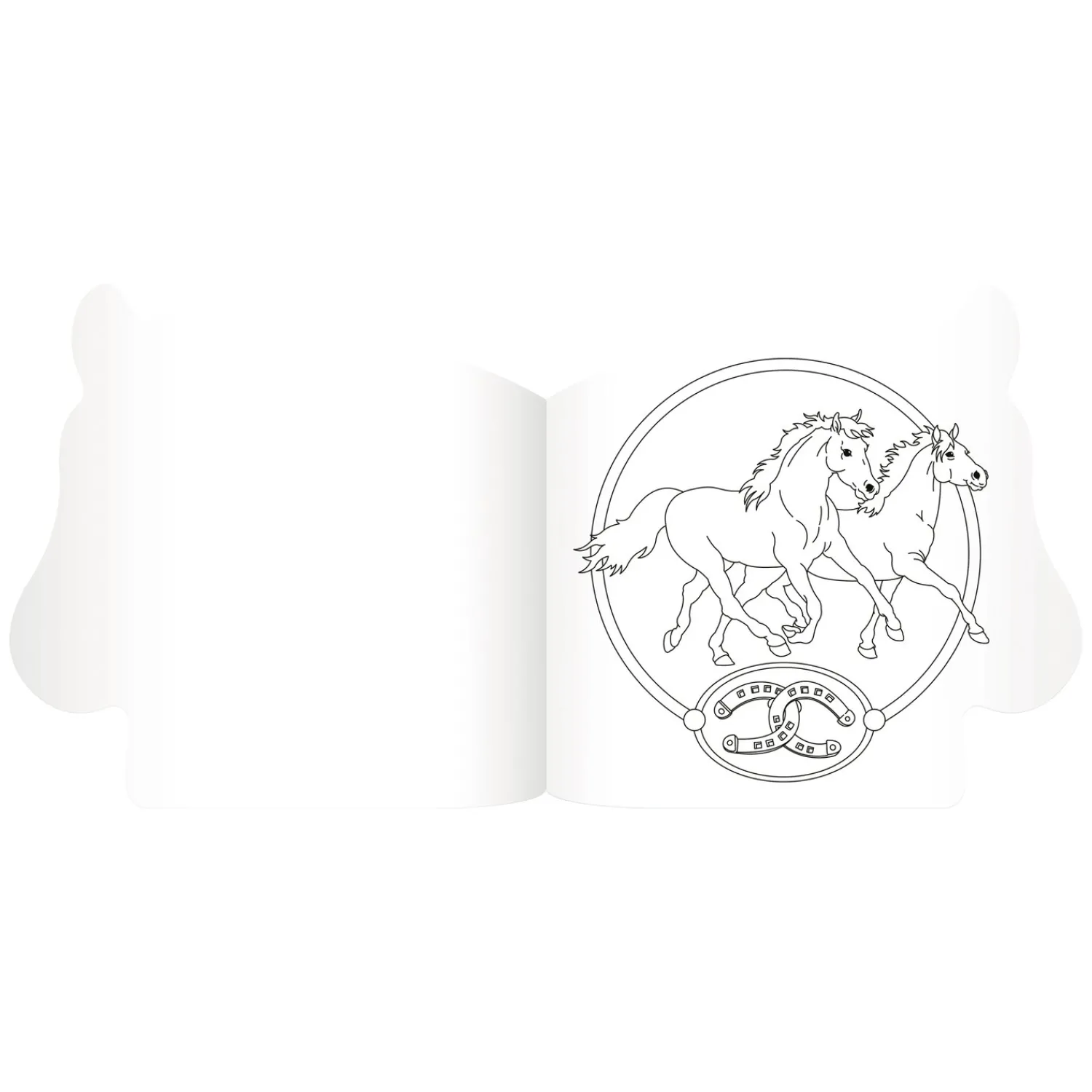Loesdau Geschenke Für Reiter<COPPENRATH Malbuch mit Formstanzung Pferdefreunde