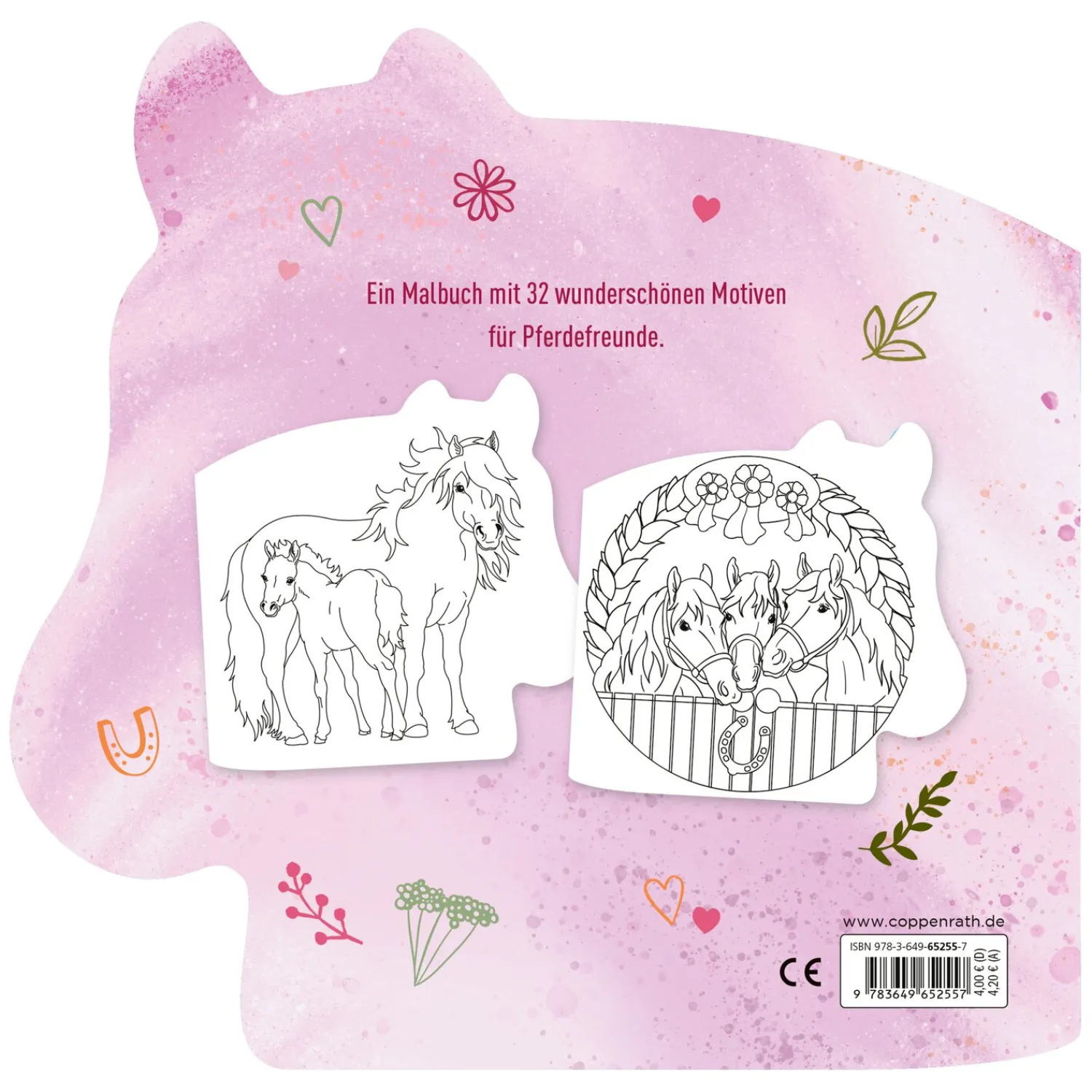 Loesdau Geschenke Für Reiter<COPPENRATH Malbuch mit Formstanzung Pferdefreunde