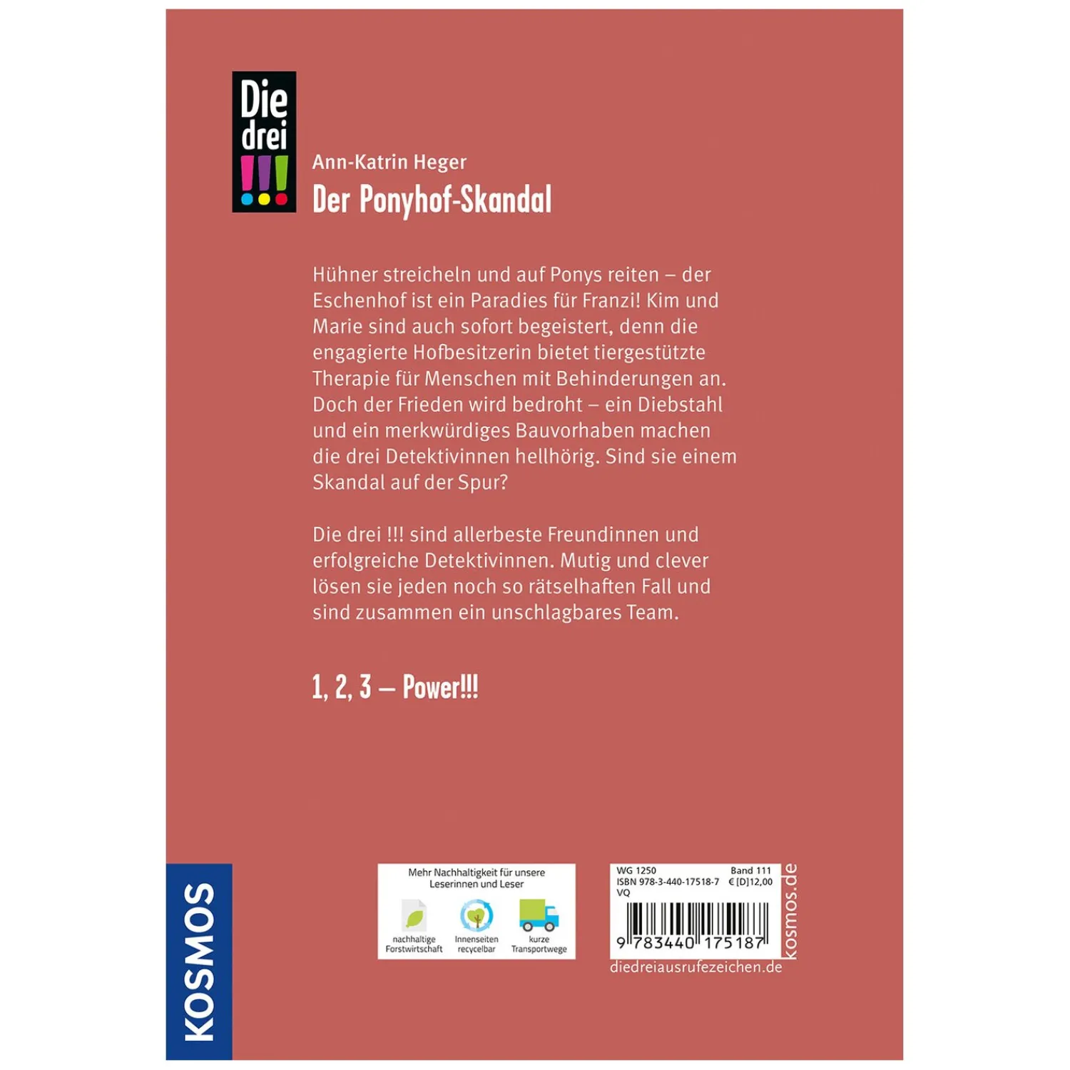 Loesdau Bücher & Multimedia<Die drei !!! Der Ponyhof-Skandal - Band 111
